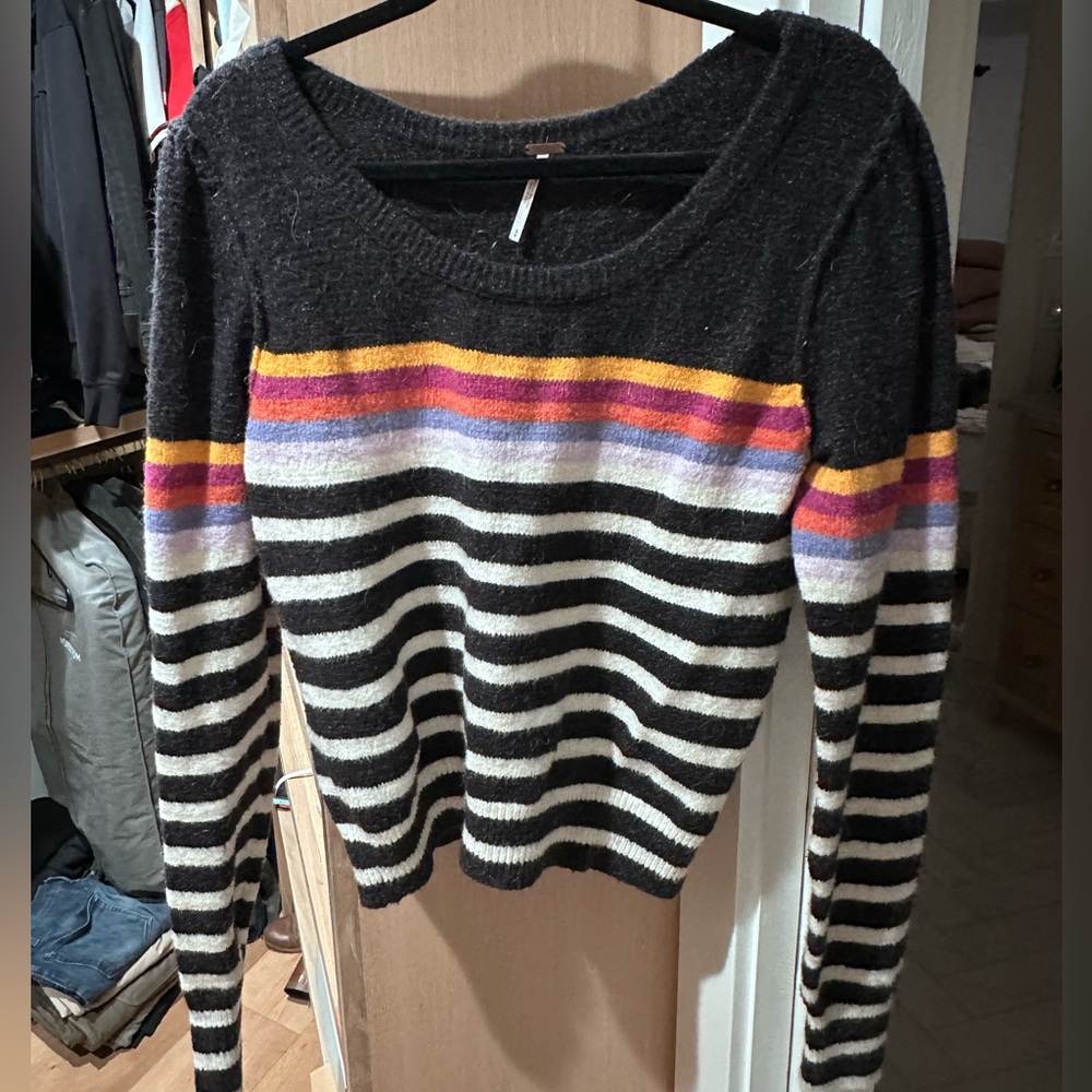 Free People Cotton/Alpaca Sweater